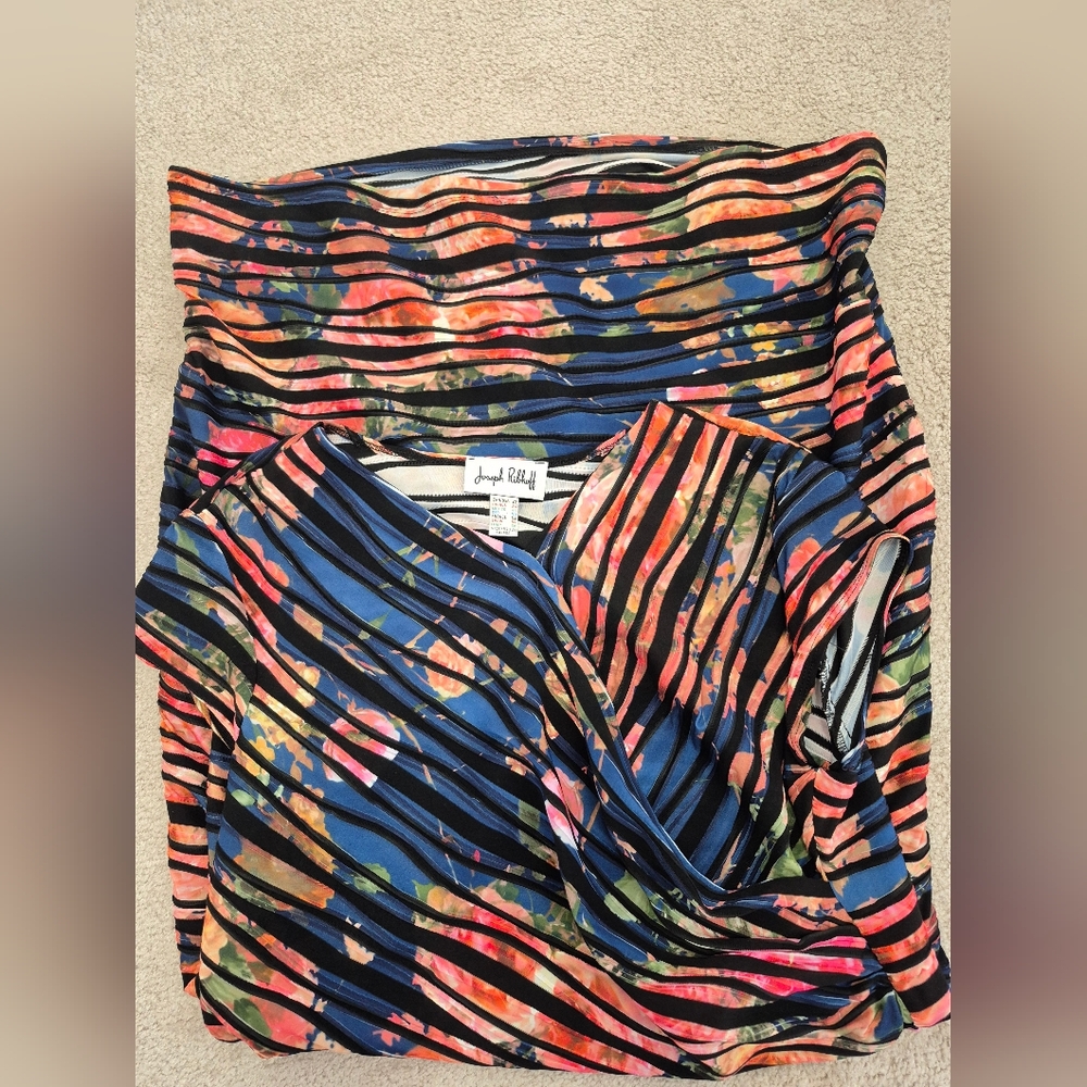 Joseph Ribkoff Multicolored Dress, US 22 - Picture 3 of 6
